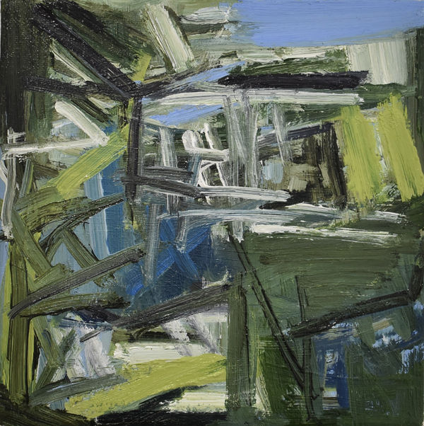 Lorraine Wake Union Apart Together 20x20cm Oil on canvas £325