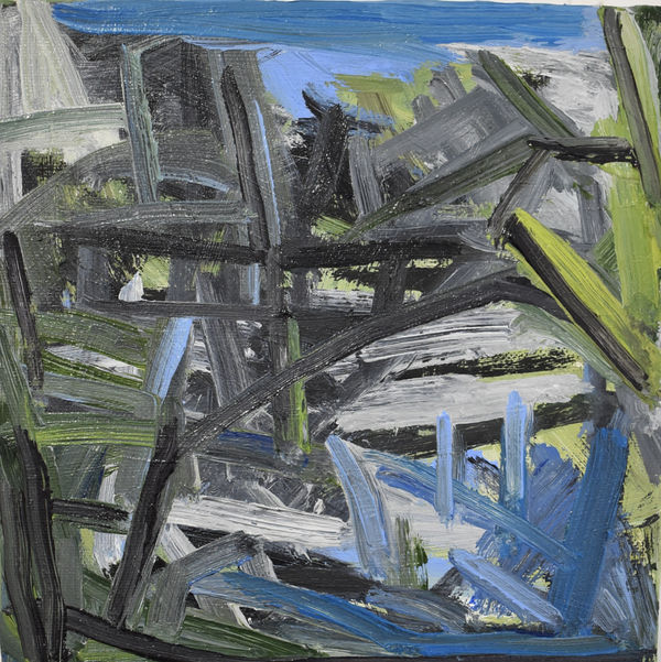 Lorraine Wake Union Apart Together 20x20cm Oil on canvas £325