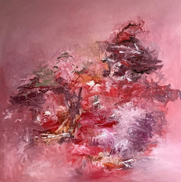 Lorraine Wake Winter 100x100cm Oil on canvas £1500