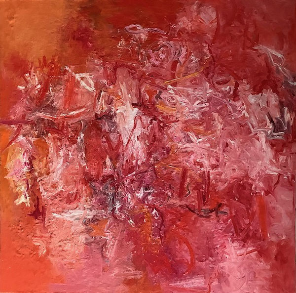 Lorraine Wake Miracle 100x100cm Oil on canvas £1500