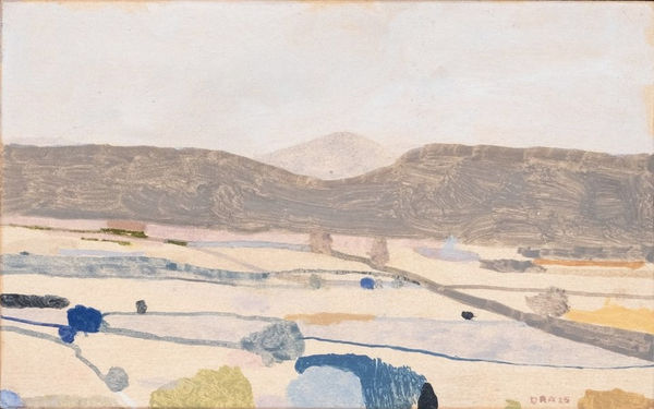 Original landscape painting by artist David Abbott at contemporary art gallery Linden Hall Studio in Deal Kent Southeast Kent England London UK