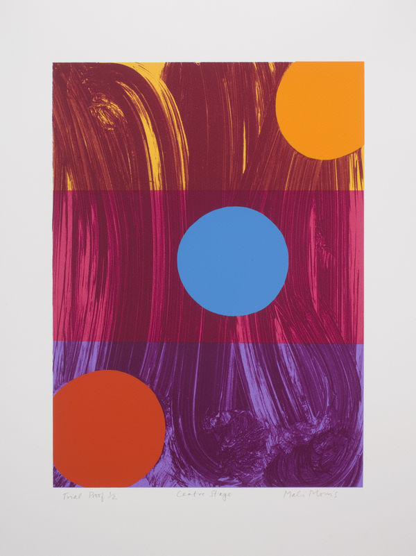 Mali Morris Centre Stage silkscreen print 61.5 x 49.5 cm Limited Edition (50)
