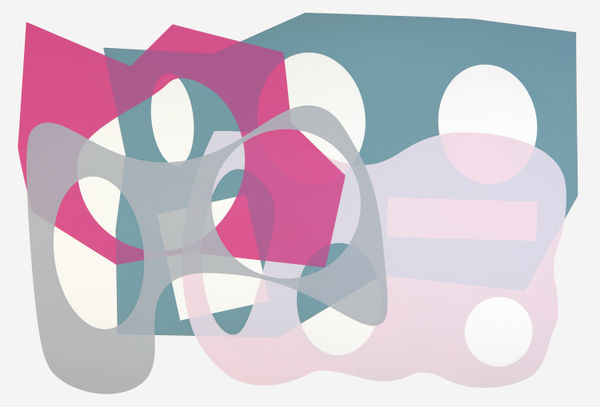 Jeff Lowe In the close distance no. 129, 2019 monoprint 100 x 72 cm 1/1