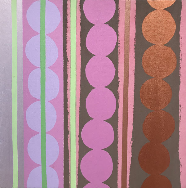 Jennifer Durrant Series Ghirlanda Continua Italia No. 2, 2007-10 acrylic on canvas board 55 x 55 cm