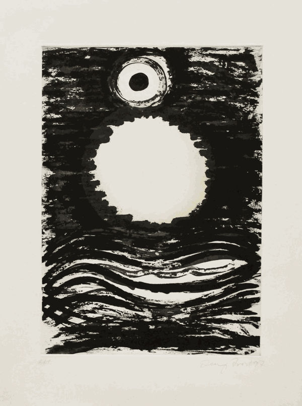 Terry Frost Lizard Light 1997 Etching Edition size 25 13/25 48 x 34 cm. Printed at Stoneman Graphics £2,950