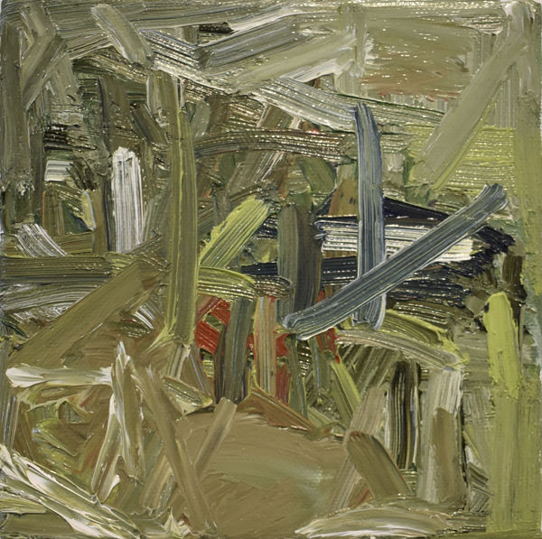 Lorraine Wake Structure 15x15cm Oil on canvas £275