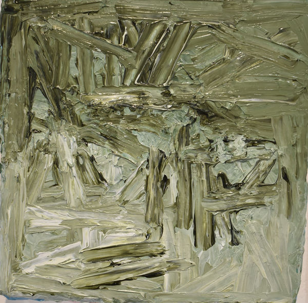 Lorraine Wake The Next Step 15x15cm Oil on canvas £275