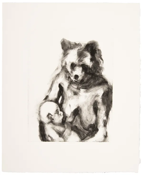 Chloe Barnes, Mama Bear (Study), 2022