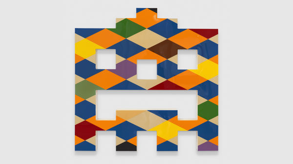 Mark Dagley, Hero, 1987, Acrylic, polymer resin on canvas, mounted on wood, 72 x 72 in