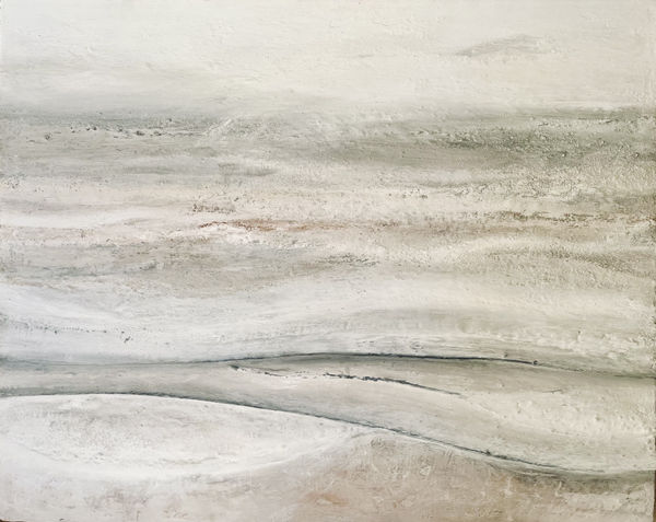 Derek Hirst, 1930-2006, textured original artwork, natural colours, coastal, collect art and interiors