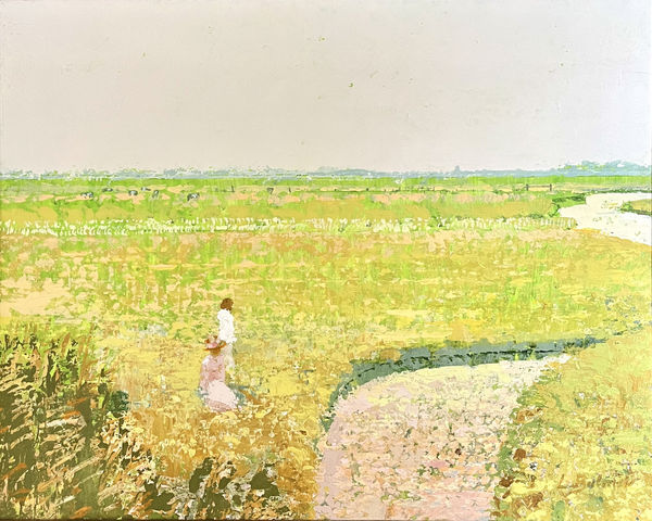 Lionel Bulmer, 1919-1992, Oil on Board, River Blyth, Southwold, Walberswick, Suffolk