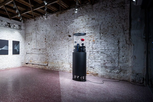 Out of the Black. Experiment X solo exhibition by Alina Aldea at Kube Musette Bucharest installation view 2019