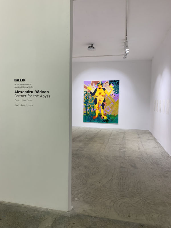 Partner for the Abyss solo exhibition by Alexandru Radvan at Bazis Contemporary Cluj Romania