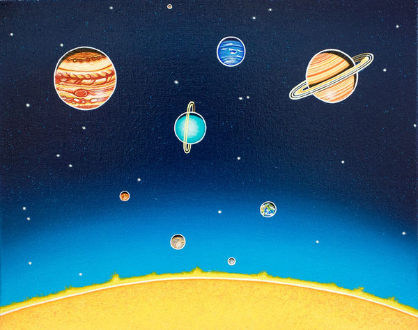 Matthew F Fisher, Prologue (for a Day), 2022, Acrylic on canvas, 40.6 x 50.8 cm