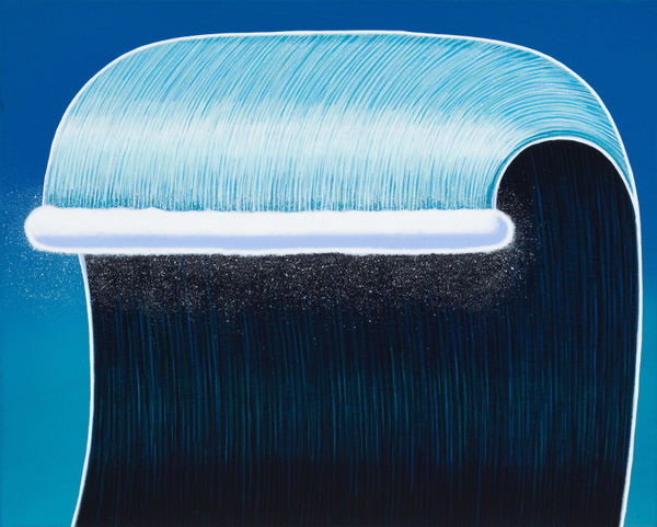 Matthew F Fisher, The Sides of the Face, 2022, Acrylic on canvas, 40.6 x 50.8 cm