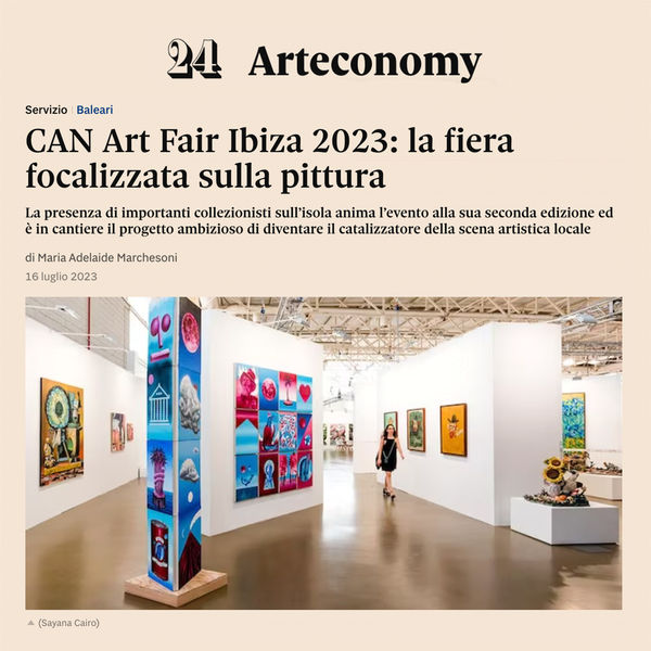 24 Arteconomy: "CAN Art Fair Ibiza 2023: the fair focused on painting"