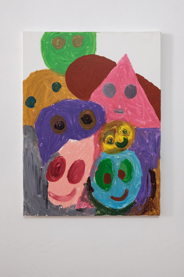 Anne-Lise Coste, Walking in Manhattan, 2009, acrylic on canvas.