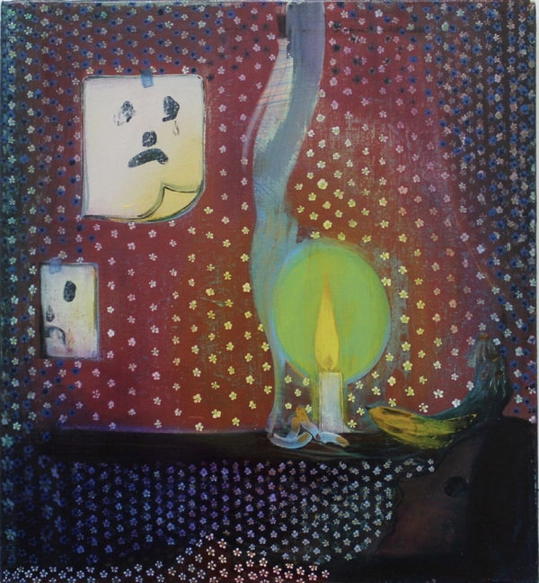 Heidi Hahn, Nights Like Days Don’t Exist IV, 2016. Oil on panel, 26 x 24 inches. Courtesy of the artist and UPFOR Gallery.