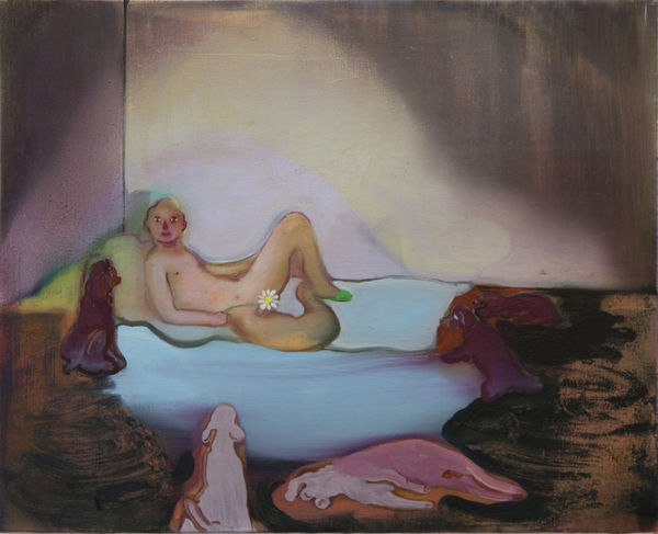 The Name I Call Myself Belongs to You, 2014, Oil on Canvas, 16 x 20 in