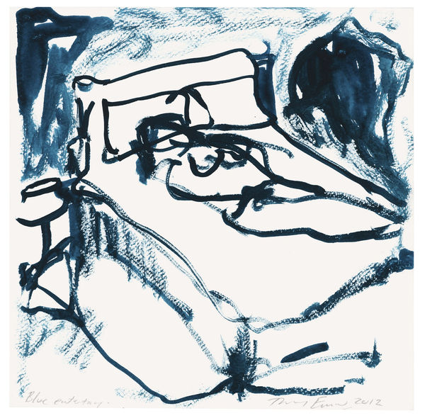 翠西．艾敏 Tracey Emin,《藍色的存在》Blue Entity, 2012