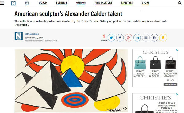 The National: Calder on Paper: London show reveals the versatility of American sculptor’s Alexander Calder talent
