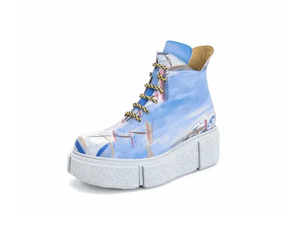 Limited-Edition Fluevog Shoes featuring George Clinton painting