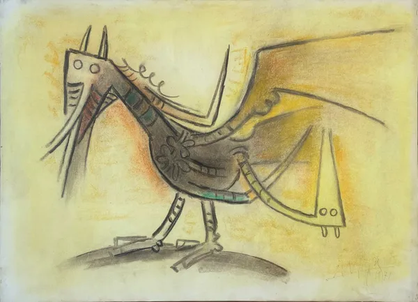 WIFREDO LAM, Oiseau, 1971