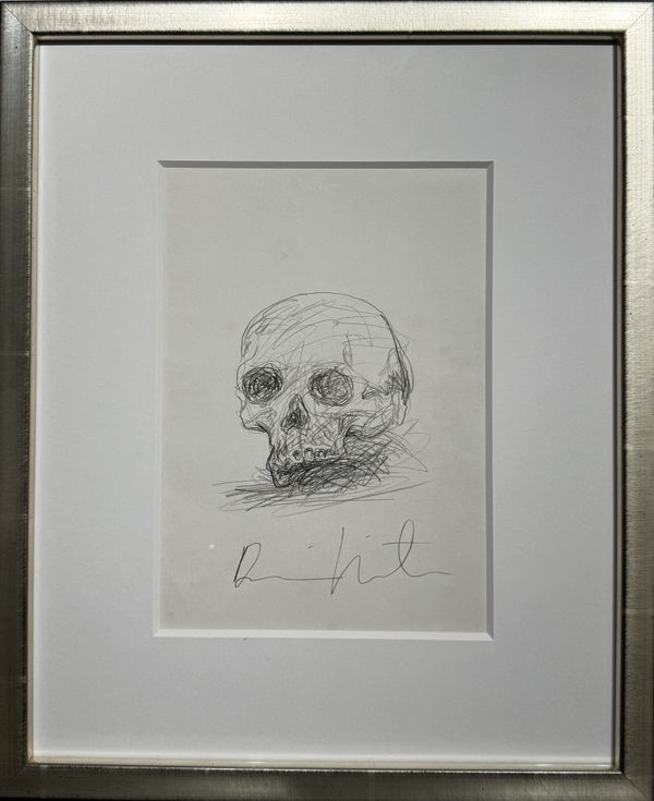 Damien Hirst, Study of a Skull, 2006