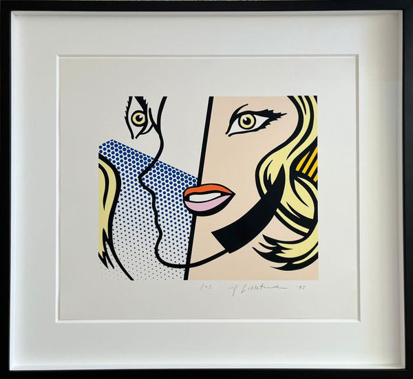 Roy Lichtenstein Untitled Head on Paper Available Galeria Cortina