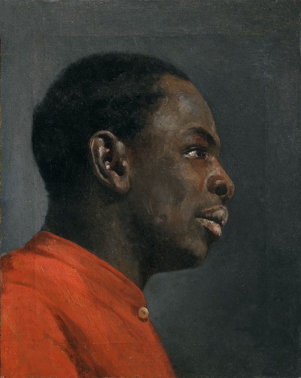 French School of the XIX century Portrait of a Blackamoor, 1810 ca.