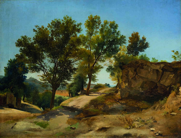 GIOVANNI BATTISTA CAMUCCINI Verso Ariccia, c. 1840