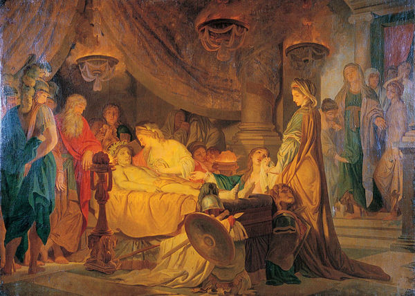 Domenico CORVI Sorrowing for Hector's death