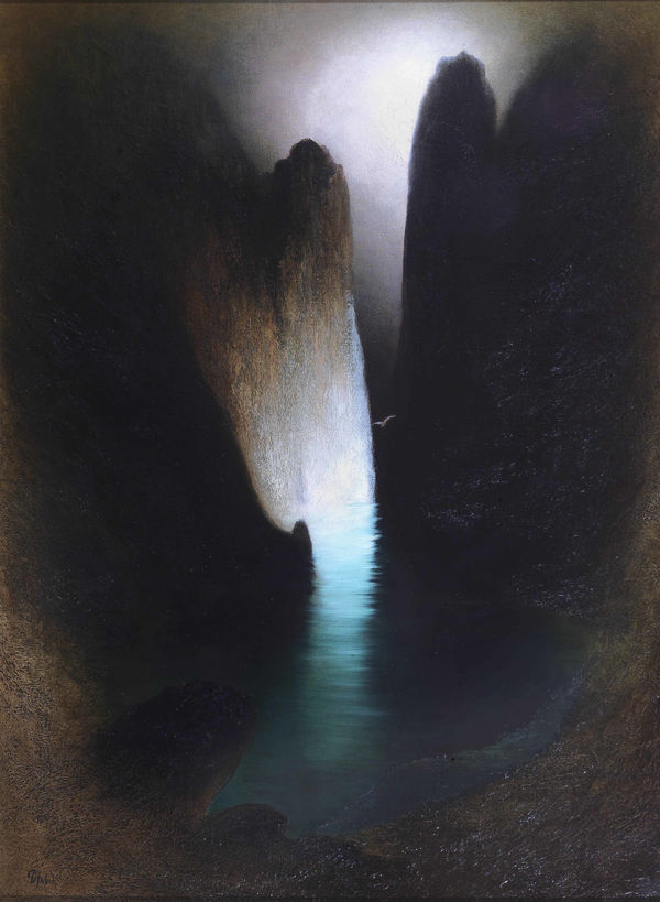 Karl Wilhelm DIEFENBACH Capri's Faraglioni