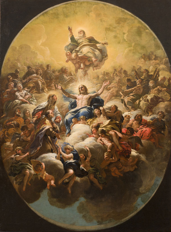 LUCA GIORDANO The Glory of St. Andrea Corsini