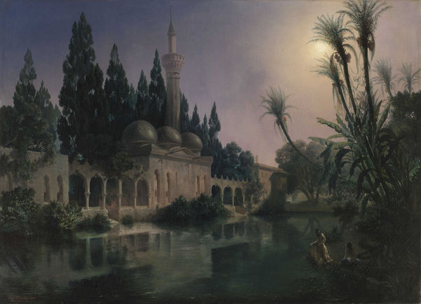 Eugène FLANDIN The Mosque of Urfa, 1849