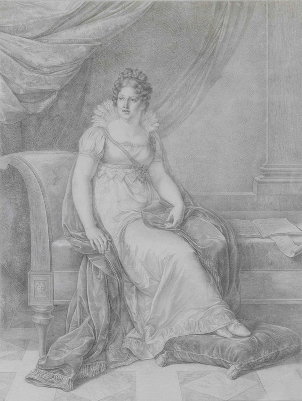 VINCENZO CAMUCCINI Portrait of Maria Luisa de Bourbon, 1817 ca.