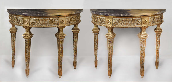 Pair of consoles, Florence, 1770 c.