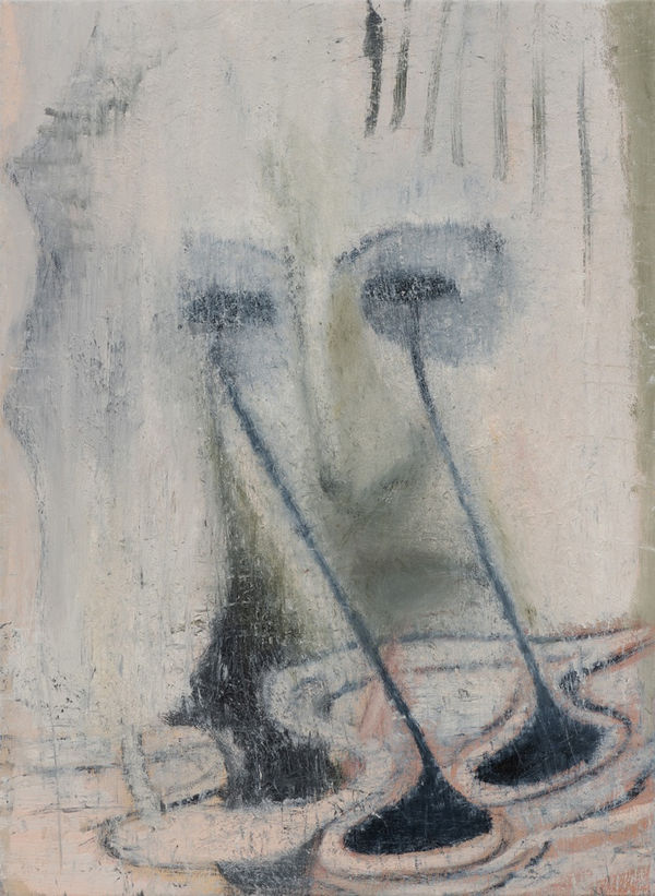 Atul Dodiya Untitled - V, 2021 Oil on linen 18 x 13 in