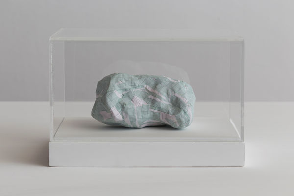 Shilpa Gupta Untitled, 2016 Graph paper object (single) 11.5 x 6.75 x 7.9 in