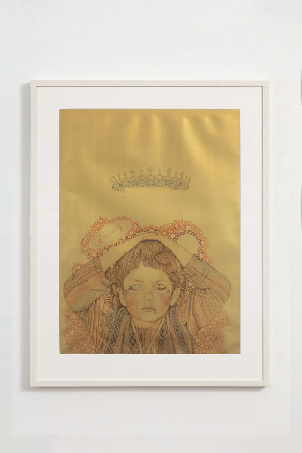 Faiza Butt Icon - 4, 2017 Ink on polyster film