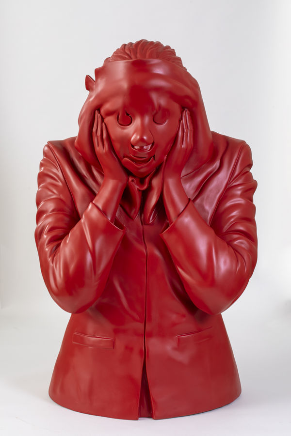 Praneet Soi Angelus Novus, 2008 Fiberglass 47 x 28 x 26 in