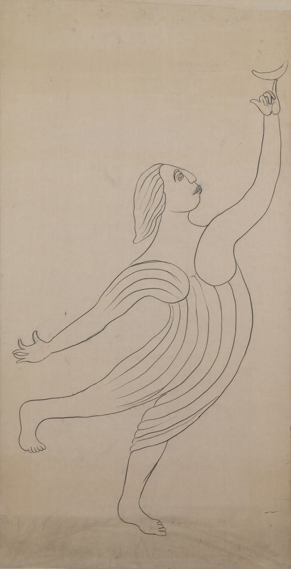 Untitled Drawing on paper 79.5 x 40 in