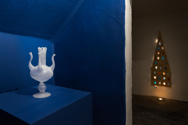 Installation view, A Cosmogram of Holy Views (2025). Ab-Anbar Gallery, London.