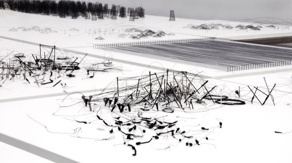 Anne Wilson, Portable City (detail), 2008-2010