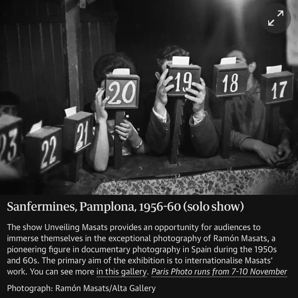 Grape expectations! The best of Paris Photo fair in pictures, Ramón Masats