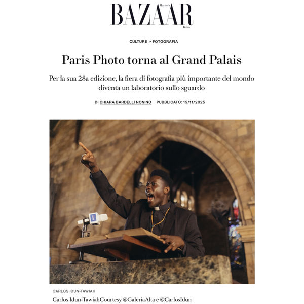 Per la sua 28a edizione, la fiera di fotografia più importante del mondo diventa un laboratorio sullo sguardo, Carlos Idun-Tawiah