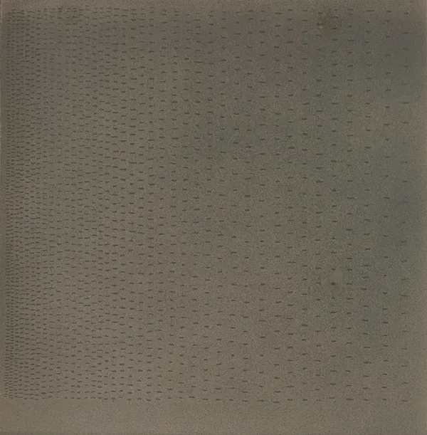 Edda Renouf Closed - Open, 1974 Lignes incisées et craie sur papier Arches / Cut lines and chalk on Arches paper 33 x 32 cm