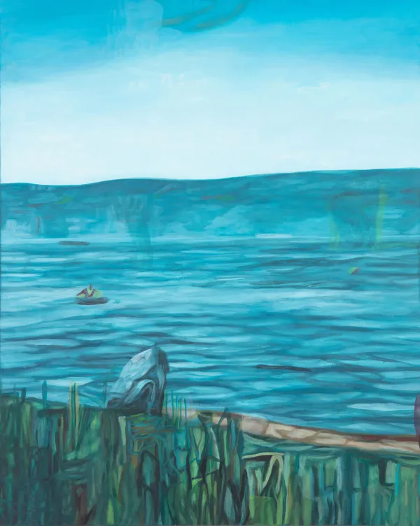 Marc DESGRANDCHAMPS Untitled, 1996 Huile sur toile / Oil on canvas 162 x 130 x 3 cm