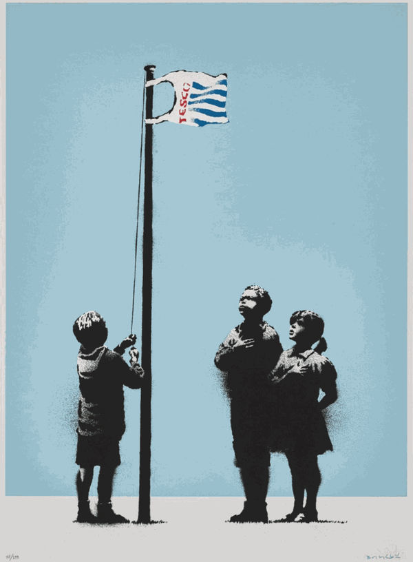 Banksy Very Little Helps print