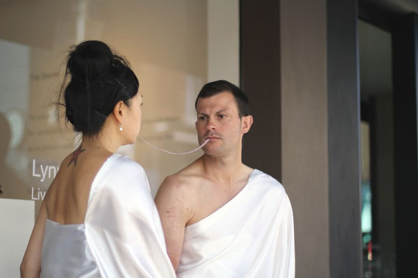 Secret Language of Flowers exhibition performance piece